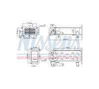 NISSENS Raffreddatore Ricircolo Gas EGR Per MERCEDES Marco Polo Camper
