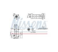 NISSENS Refroidisseur Radiatore Vanne EGR Citroën Jumper Iveco Daily III 1618X4