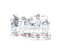NISSENS Refroidisseur Radiatore Vanne EGR Per Audi A4 A6 03G131512AC 03G131512AJ