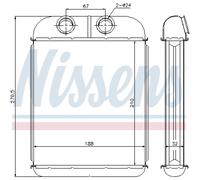 NISSENS Scambiatore Di Calore Radiatore Per Renault Espace IV 2.0 DCI LTI TX