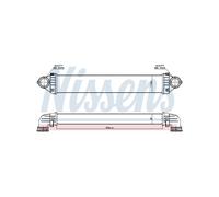 NISSENS Scambiatore Di Raffreddamento Intercooler Per MERCEDES B
