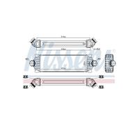 NISSENS Scambiatore Intercooler Ford Tourneo Transit CC119L440AC