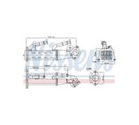 NISSENS Scambiatore Radiatore Vanne EGR Per Ford Transit 1731741 BK3Q9F464BE