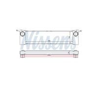 NISSENS Scambiatore Raffreddamento Intercooler Radiatore Per MERCEDES Viano Vito