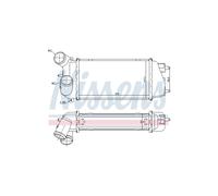 NISSENS Scambiatore Raffreddamento Per Peugeot 1007 Citroën C3 C2