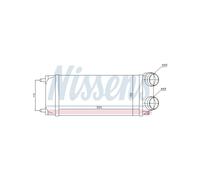 NISSENS Scambiatore Raffreddamento Per Peugeot 307 Citroën C4 I Picasso E256078