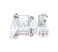 NISSENS Scambiatore Raffreddamento Per VW New Beetle 1C0.145.803G