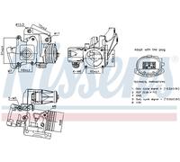 Valvola EGR NISSENS 98387