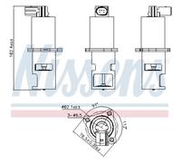 NISSENS Valvola EGR Con Guarnizioni Adatto A per Renault Megane II Kombi 98172