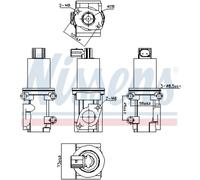 NISSENS Valvola EGR Con Guarnizioni per Fiat Stilo Doblo Bravo II 98185