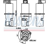 NISSENS Valvola EGR Con Guarnizioni per Opel Movano Pritsche/Telaio 98190