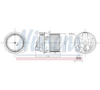 NISSENS 87591 Ventilatore abitacolo