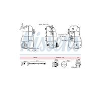 NISSENS Volvo V40 31338764 Serbatoio Di Espansione Del Liquido Di Raffreddamento