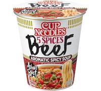 Nissin Instant Noodles Manzo 64 g - Confezione da 8