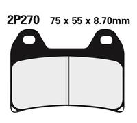 Nissin Pastiglie Freno ST ANTERIORI SINTERIZZATE BENELLI TNT 899-S 2008 2009