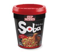 NISSIN Soba Instant Pasta Chili Cup per 1 persona, 92 g, 3 pezzi