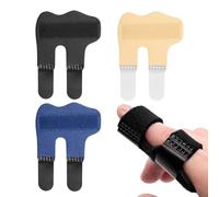 NISYQHA 3 Pezzi Stecche per le Dita, Tutore per Dita della Mano con Barra Metallica Rimovibile, Supporto di Mano Splint Dito a Scatto, Artrite, Tendinite e Fratture(Nero, carnagione, blu scuro)