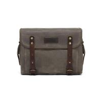 NITAGO Borsa da con Tracolla Vintage Borsa da Sella con Tracolla Universale per il Tempo Libero Libero, 19 Pollici, Verde, Verde Militare