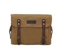 NITAGO Borsa da con Tracolla Vintage Borsa da Sella con Tracolla Universale per il Tempo Libero Libero, 19 Pollici, Beige, color to 3