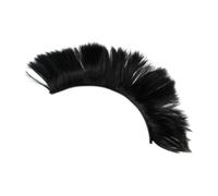 NITAGO Copricapo a Forma di Casco, Decorazione Riutilizzabile per Capelli, Cresta di Giochi di Ruolo, Uscite E Feste a Tema, Nero