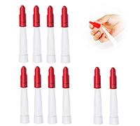 NITAIUN 10 Pezzi Beccucci per Cartuccia in Silicone Ugelli In Silicone Ugelli per Cartuccia Tappi per Calafatare Tappi Sigillanti Punte di Ricambio in Silicone Ugelli di Ricambio per Sigillante