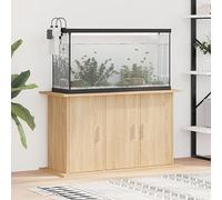 NITCA Supporto Acquario,Armadio,Mobile Acquario in Legno di,Mobile Acquari,Supporto Robusto in Stile Classico ed Essenziale per, in Legno Multistrato Rovere Sonoma, Rovere Fumo 101x41x58 cm