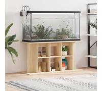 NITCA Supporto Acquario,Armadio,Mobile Acquario in Legno di,Mobile Acquari,Supporto Robusto in Stile Classico ed Essenziale per, in Legno Multistrato Rovere Sonoma, Rovere Fumo Tipo1 120x40x60 cm