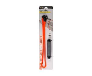 Nite Ize Cravatta per ingranaggi + cravatta a torsione con manico, arancione brillante, 76,2 cm