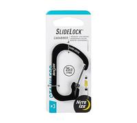 Nite Ize CSL3-01-R6 Blocco Scorrevole, Nero, 3