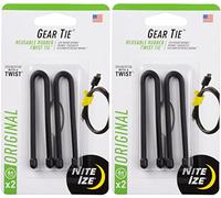 Nite Ize fascetta riutilizzabile gommata confezione da 2 pezzi Gear Tie 6" (15 cm)