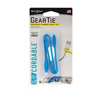 Nite Ize Gear - Confezione da 2 fascette stringanti per ingranaggi, 15,2 cm, colore blu brillante, N/A