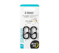 Nite Ize GS1-01-2R6 Moschettone, Nero, Gr.1
