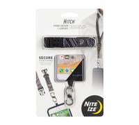 Nite Ize Hitch Phone Anchor & Lanyard - Secure Cell Phone - Anchor & Quick-Release Lanyard per protezione contro le cadute e convenienza - nero
