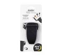 Nite-ize KBS-01-R7 Hideout, Portachiavi Magnetico Impermeabile Si Attacca a superfici Metalliche, Nero, Original
