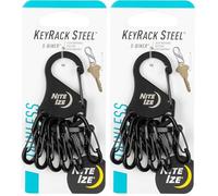 Nite IZE KeyRack - Portachiavi a scatto con moschettone