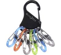 NITE Ize KLKP-01-R3 Moschettone portachiavi Nero, Turchese, Arancione, Grigio,
