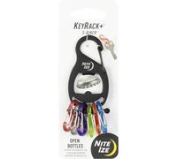 NITE Ize NI-KRB2-01-R6 Moschettone portachiavi Nero, Colorato 1 pz.