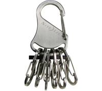 NITE Ize NI-KRS-03-11 Moschettone portachiavi KeyRack 6 S-Biner Argento 1 pz.