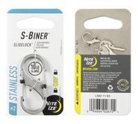 NITE Ize NI-LSB2-11-R3 Moschettone SideLock S-Biner 2 50 mm x 22 mm x 8 mm 1 p