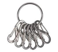 Nite Ize, Portachiavi in Acciaio, Argento (Silber/Silber)