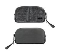Nite Ize Runoff - Borsa da toilette impermeabile, misura intera, impermeabile, da appendere, resistente e affidabile protezione per viaggi d'avventura, Carbone