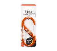 Nite Ize S-Biner - Moschettone in alluminio, unisex, taglia 4, colore: Arancione