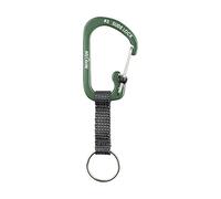 Nite Ize CSLAW3-08-R6 - Moschettone portachiavi con cinghia, verde oliva, misura standard