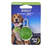 Nite Ize SpotLit® - Collare per cani ricaricabile, colore: Verde