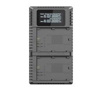 Caricabatterie doppio Nitecore UCN2 Pro per Canon LP E6 (N)