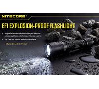 NiteCore EF1 LED EXD Torcia a prova di esplosione - Torcia nera