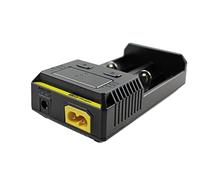 Nitecore i2 Caricabatterie Intellicharge per 2 Batterie Li-Ion o Ni-MH, 2016 Versione con Caricabatteria da Auto