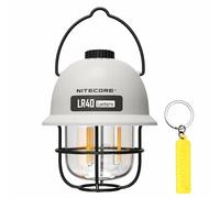 NITECORE Lanterna da campeggio ricaricabile USB-C multifunzionale LR40 con etichetta NITECORE