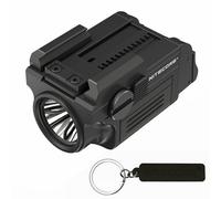 Nitecore NPL25 900 lumen Lampada Tattica Regolabile Magnetica Ricaricabile Compatibile con 1913 o GL Rail Tag, Nero