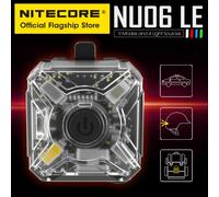 NITECORE NU06 LE luce di segnalazione sorgente Multi-luce LED Tactical Warning Head lamp USB-C ricaricabile per casco zaino bici auto